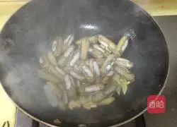 Saute razor clams Illustration of how to do it 4