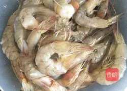 Stir-fried prawns Illustration of how to do it 1