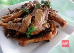 Illustration of how to make chicken stewed with mushrooms 14