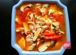 Illustration of how to make boiled fish fillets (sour but not spicy) 6