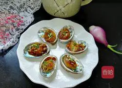 Illustration of how to make abalone with garlic oyster sauce 10