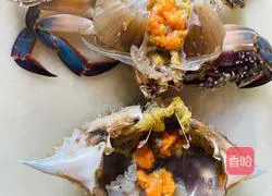 Illustration of how to make meat cakes and crabs 4