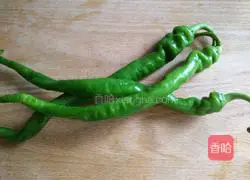 Illustration of how to make fried bacon with pepper 1