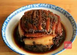 Illustration of how to make pork with pickled vegetables 10