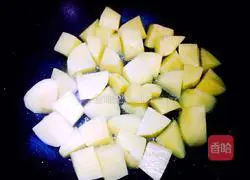 Illustration of home-cooked potato braised pork ribs 3