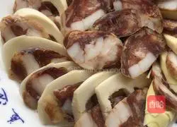 (Steamed Vegetables) Illustration of How to Recipe Steamed Sausage and Steamed Bamboo Shoots 6