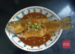 Illustration of how to make sweet and sour seabass 12