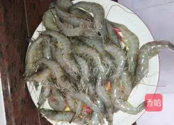 Illustration of how to make boiled shrimp 1