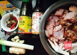 Illustration of home-style braised spicy chicken 1