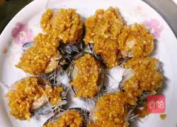 Illustration of how to make garlic abalone 8