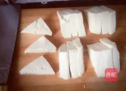 Fried Illustration of making homemade tofu 2