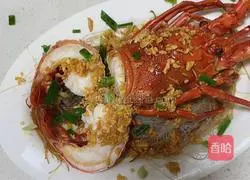Illustration of how to make steamed lobster with vermicelli vermicelli 10
