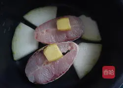 Winter Melon Stewed Herring Illustration of how to do it 5