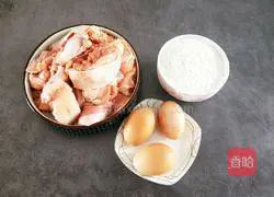 Illustration of how to make tiger head chicken (semi-finished product) 1