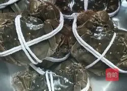 Illustration of steamed hairy crabs 1