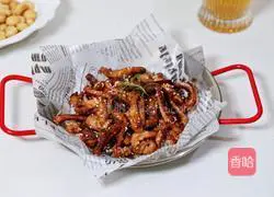 Illustration of grilled squid recipe 8