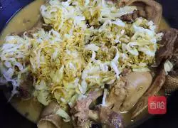 Illustration of how to make goose stewed with sauerkraut 12