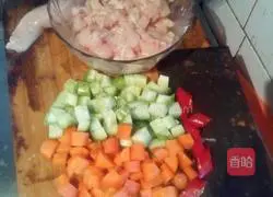 Illustration of how to make Kung Pao Chicken Rice 2