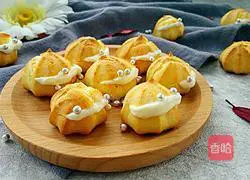 Illustration of how to make cream puffs 17