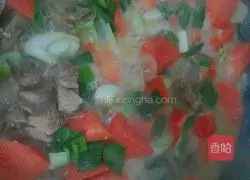 Illustration of how to make mutton hot pot 8