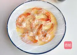 Illustration of how to make steamed eggs with shrimp 9