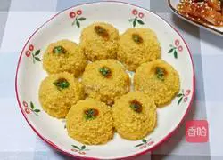 Steamed Pork with Millet and Quail Eggs Illustration of how to make pills 9