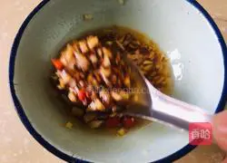 Illustration of how to make garlic vermicelli, enoki mushrooms and steamed shrimps 4