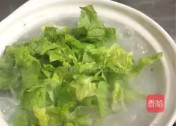 Cantonese-Pork Red Lettuce Porridge Recipe Illustration 8