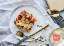 Vegetable Lasagna Baked Cherry Tomato Recipe Illustration 9