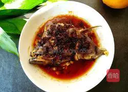 Illustration of how to make steamed fish head with sliced ​​teeth 9