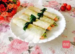 Illustration of how to make home-style spring cakes 9