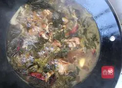 Illustration of how to make pickled cabbage and pork ribs 12