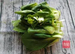 Illustration of how to make braised shrimps and rapeseed 2