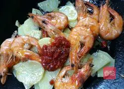 Illustration of spicy hot pot shrimp recipe 11