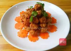 Illustration of how to make fried tofu and meatballs 5