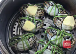 Illustration of how to steam river crab 5