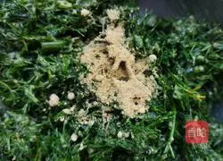 fennel Illustration of how to make vegetarian meatballs 5