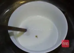 Illustration of how to make edamame mousse cake 3