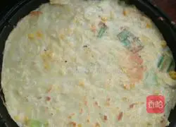 Illustration of making salt and pepper corn potato pancakes 5