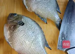 Illustration of how to make steamed sunfish 2