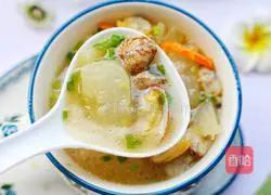 Winter Melon Clam Soup Recipe Illustration 9