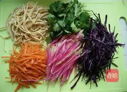 Illustration of how to make colorful vegetables 2
