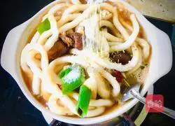 Illustration of how to make pork stewed vermicelli 7