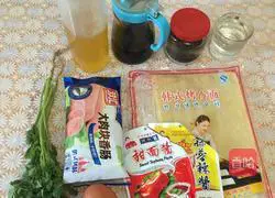 Illustration of street grilled cold noodles 1