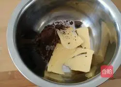 Illustration of how to make lava chocolate cake 1