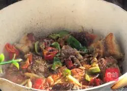 Illustration of how to make pan-fried glutinous rice cake 13