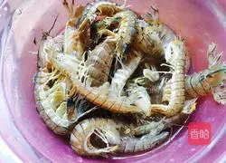 Illustration of how to make steamed shrimps 2