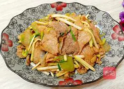 Illustration of how to make garlic-fried meat slices 9