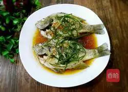 Illustration of how to make steamed sunfish 5