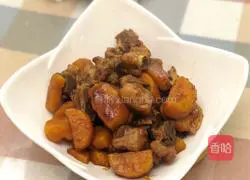 Cantonese farm food - Braised Pork Ribs with Sweet Potatoes Illustration of how to do it 11
